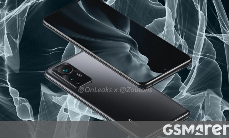 Xiaomi 12 renders surface, hint at a relatively small 6.2″ display