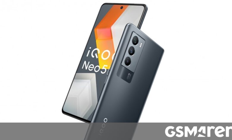 High-res iQOO Neo5s renders offer a closer look at the upcoming device